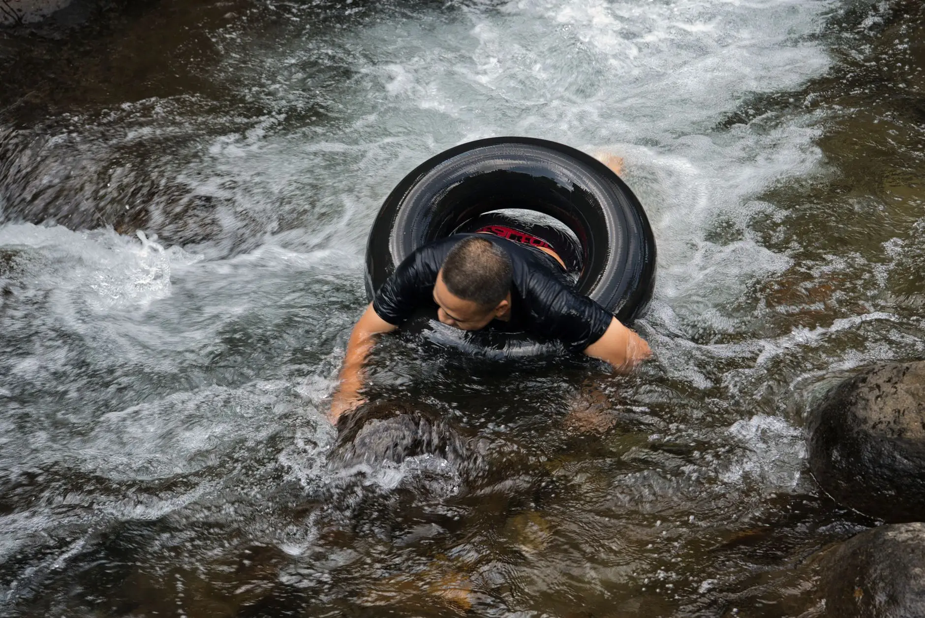 Ayung River Rafting package costs around 800000 IDR per person