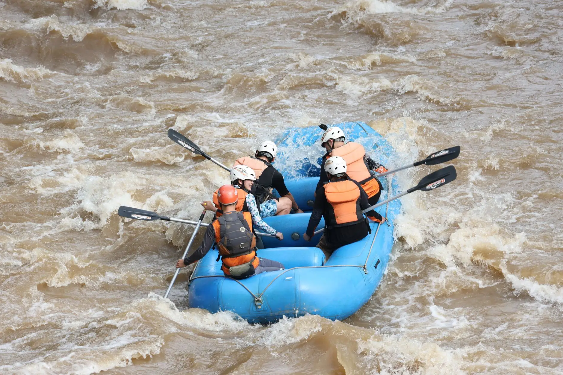Ayung River Rafting package costs around 850000 IDR per person